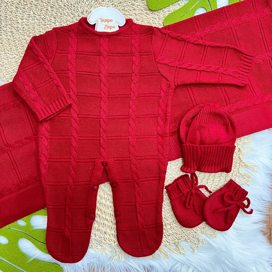  Saída Maternidade Bruno - Vermelho